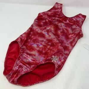 Snowflake Child Large Gymnastics Dance Leotard Swimsuit